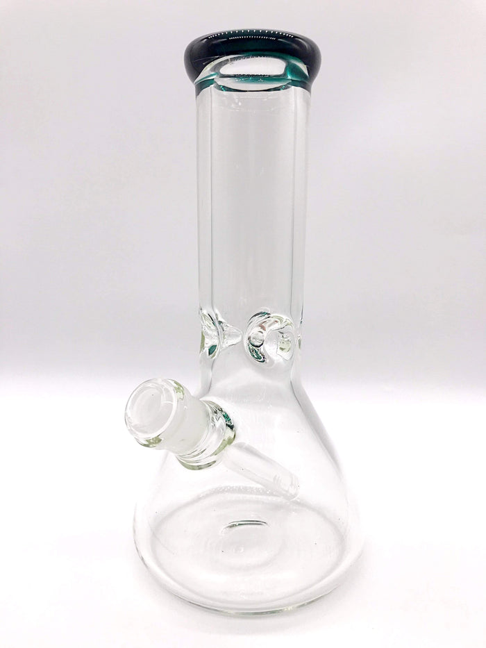 Smoke Station Water Pipe Emerald Thick American Beaker Water Pipe 10” 9mm