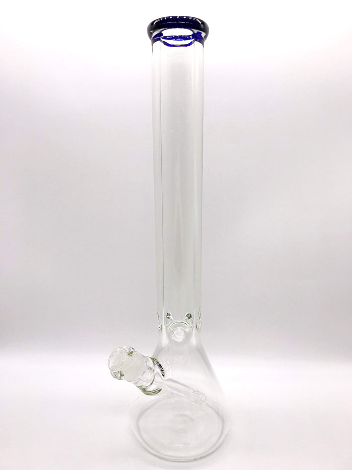 Smoke Station Water Pipe Blue Thick American BeakerWater Pipe (18” 9mm)