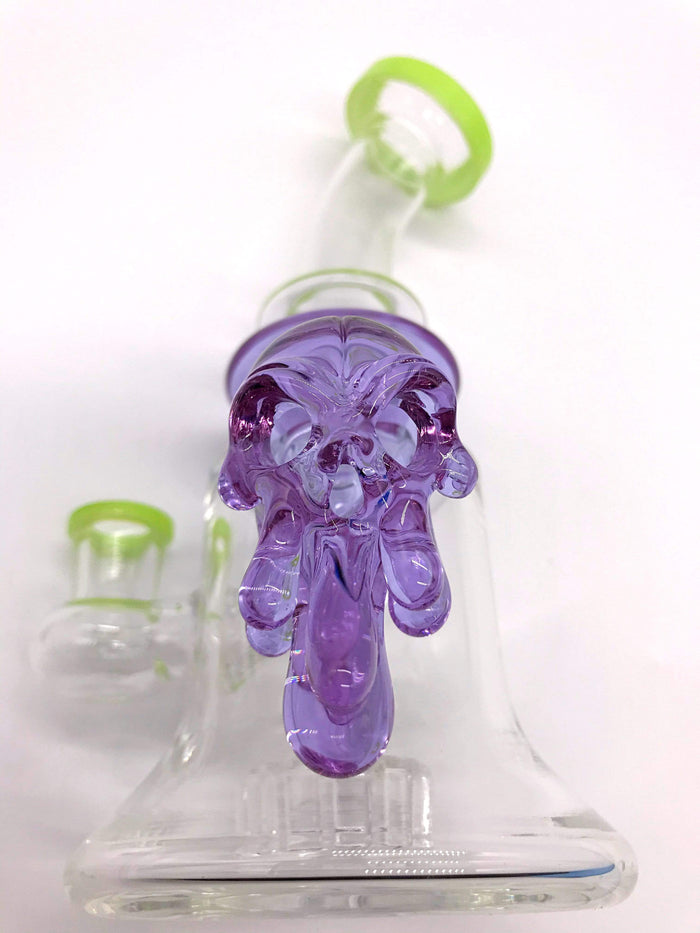 Smoke Station Water Pipe Thick Banger Hanger Skull Rig