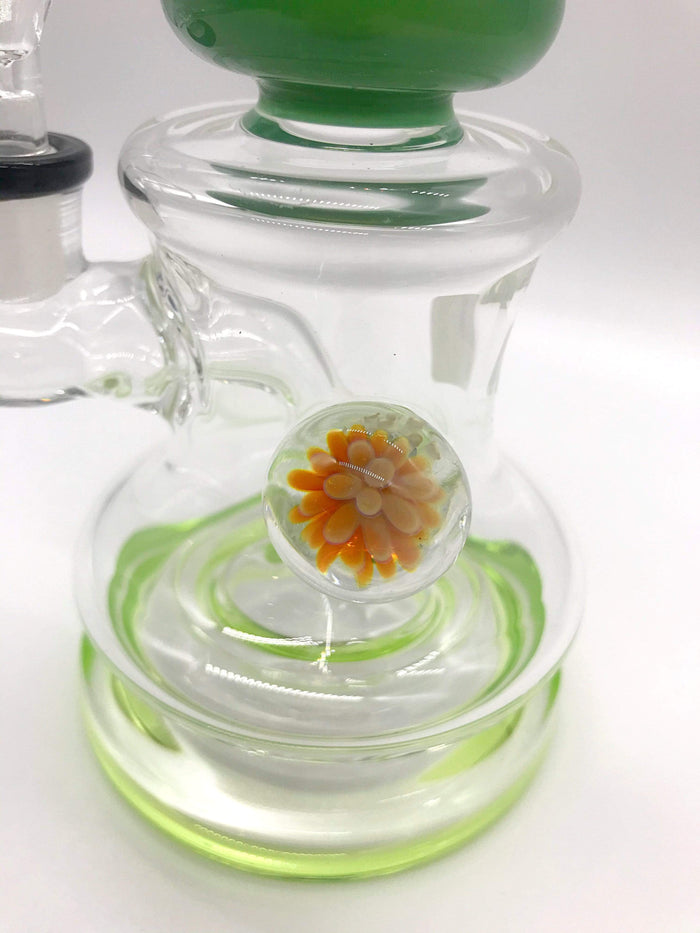 Smoke Station Water Pipe Thick Banger Hanger with Heady Bauble