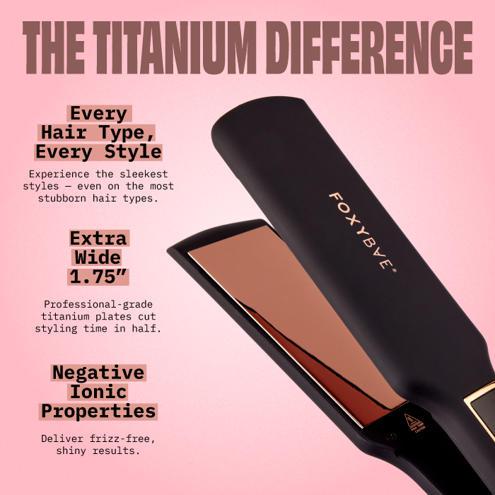 Titanium 1.75” Flat Iron