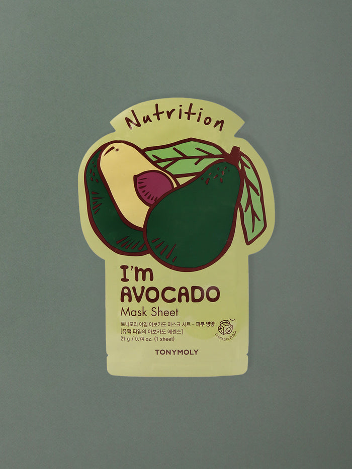 Tony Moly I Am Real Sheet Mask | Avocado-Image 1