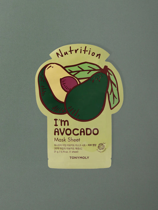 Tony Moly I Am Real Sheet Mask | Avocado-Image 1