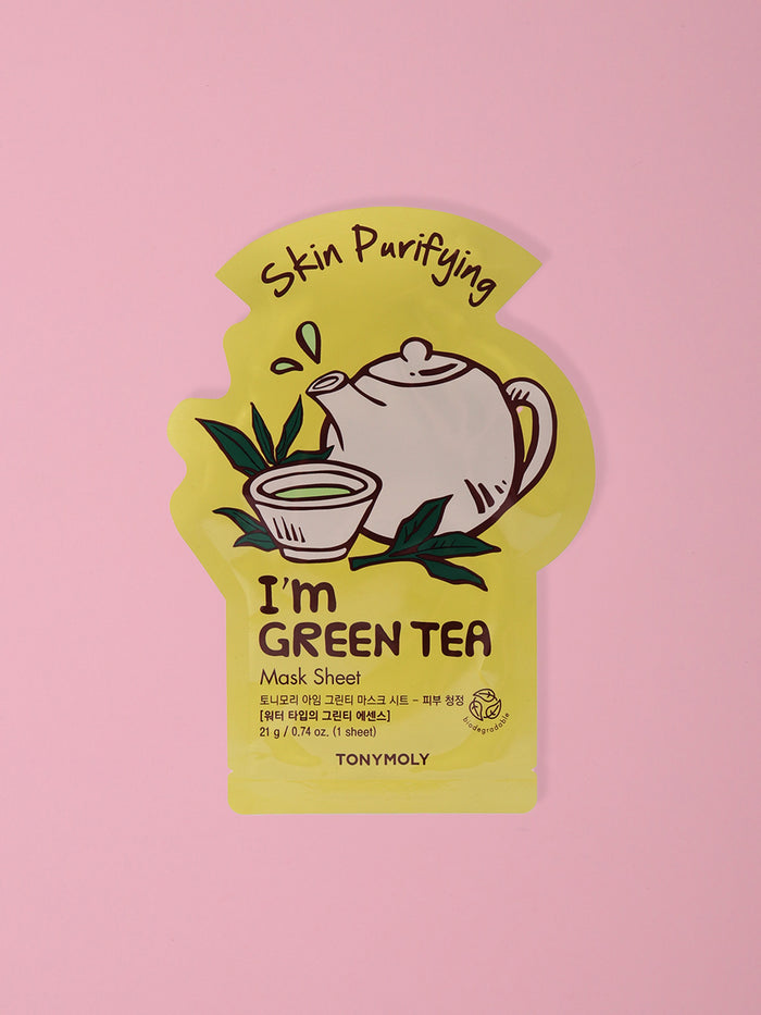 Tony Moly I Am Real Sheet Mask | Green Tea-Image 1