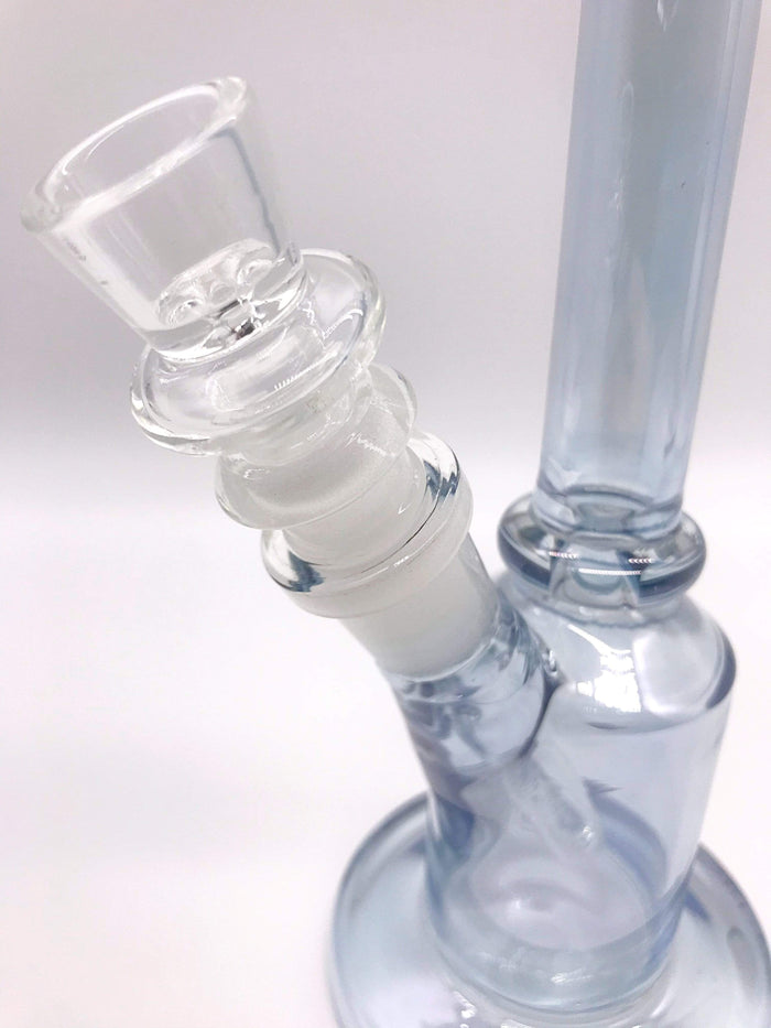 Smoke Station Water Pipe Translucent Metallic Flared Base Mini Water Pipe