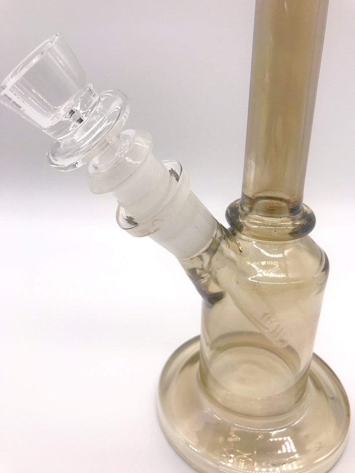 Smoke Station Water Pipe Translucent Metallic Flared Base Mini Water Pipe