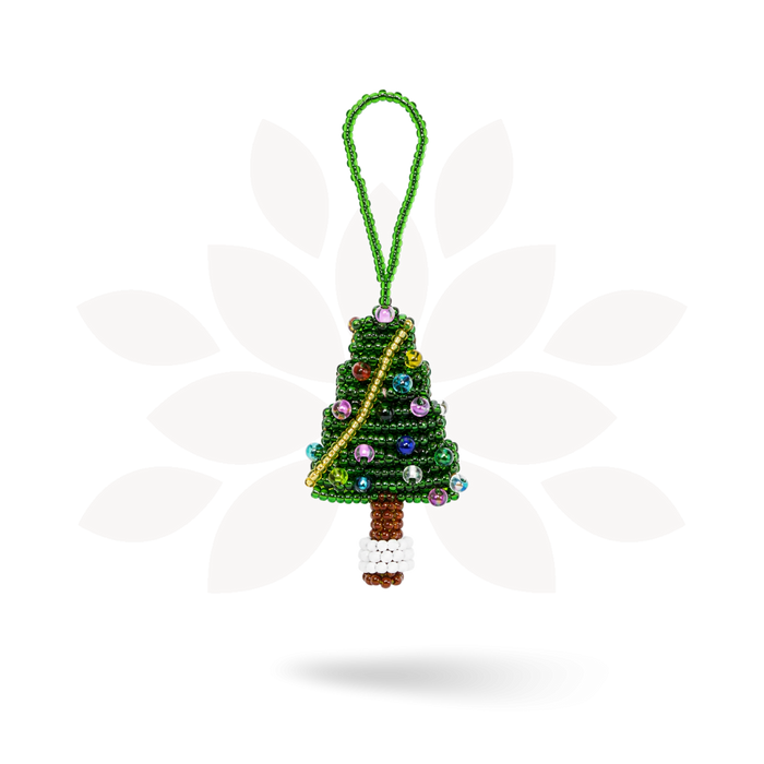 Tree Seed Bead Ornament - Guatemala