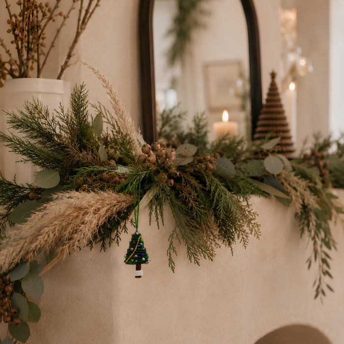 Tree Seed Bead Ornament - Guatemala