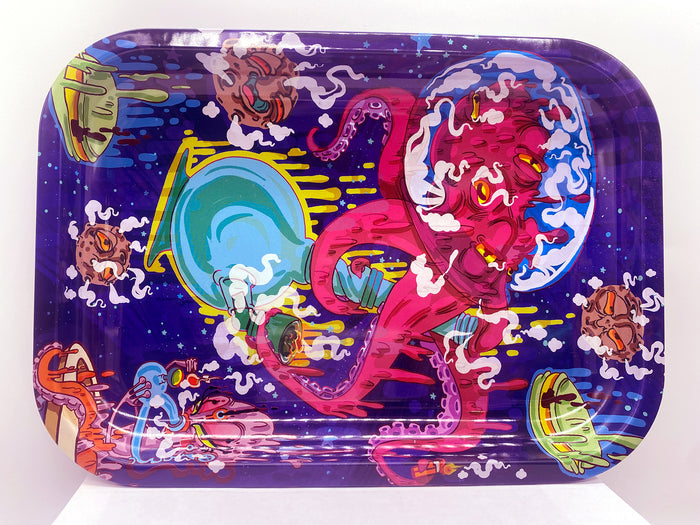 TRIPPY METAL ROLLING TRAYS