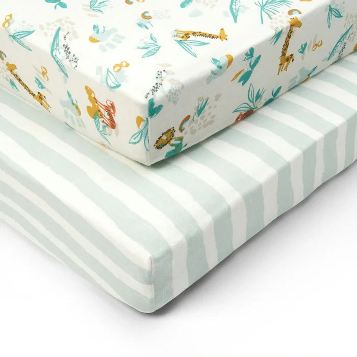 Tutti Bambini - Run wild Cot Bed sheets