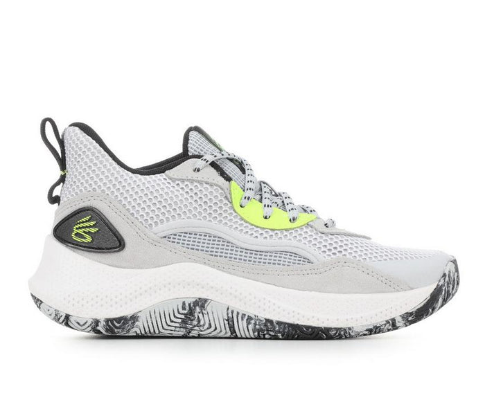 Under Armour Youth Curry 3Z 24 SDE (PS) Footwear Under Armour Gray/Black-100 13