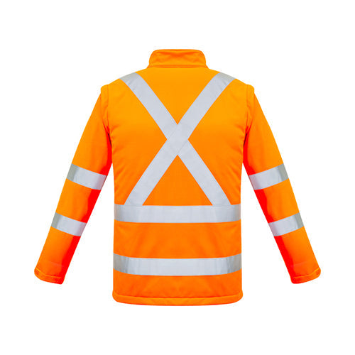 Unisex Hi Vis 2 In 1 X Back Soft Shell Jacket | ZJ680