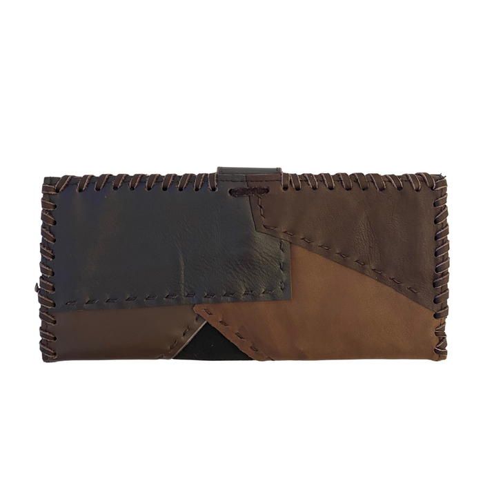 Upcycled Antique Applique Wallet - Thailand