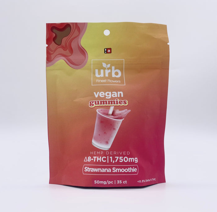 Urb Vegan Delta 8 THC Gummies 1,750mg