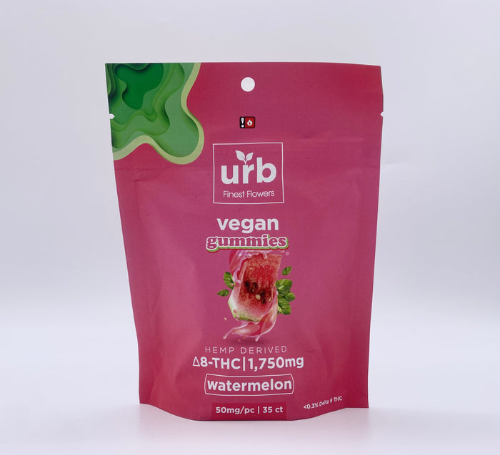 Urb Vegan Delta 8 THC Gummies 1,750mg