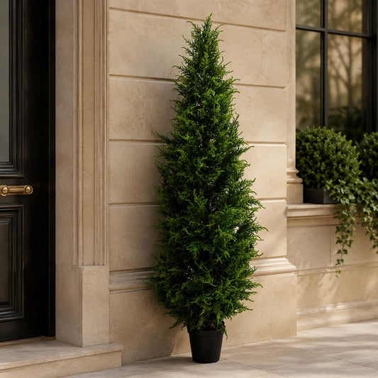 UV Resistant Outdoor 150cm Cypress Cedar Topiary Tree - Premium Quality-0