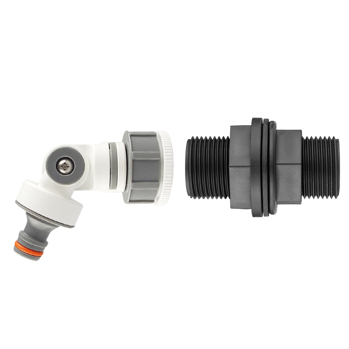 Water Butt 3/4 BSP with Adjustable WL Connector Outdoor Watering Kit Tap Adapter