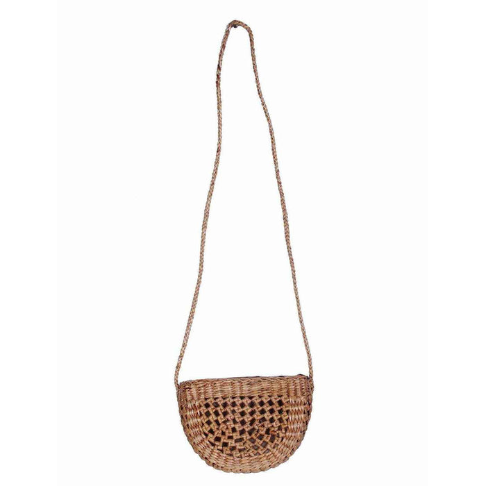 Water Hyacinth Shoulder Handwoven Bag – Thailand