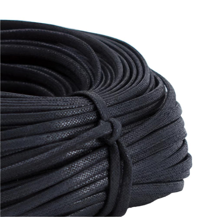 A replacement spool of Wellington Flat Waxed Dress Shoelaces by KirbyAllison.com for dress shoes.