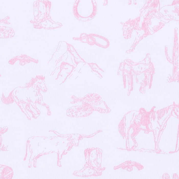 Wild West Pink Toile Bubble