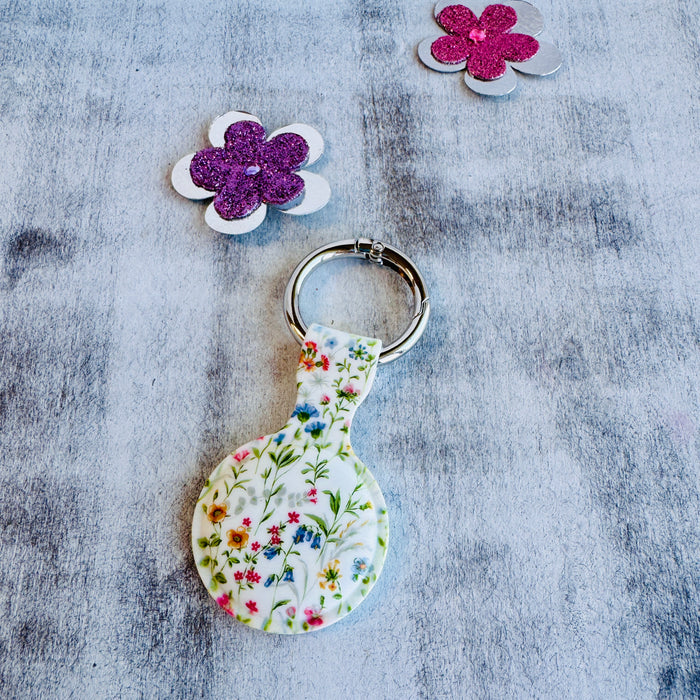 Wildflowers Silicone AirTag Holder â Silicone AirTag Holder â Cute & Functional Protection Keep track of what matters most in style!