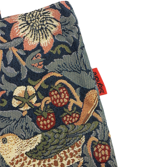 William Morris Strawberry Thief Blue - Flat Bag