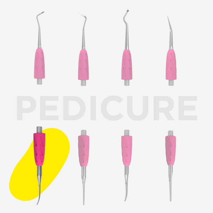 Working part of Combo pusher - UNIQ 35 (Narrow toenail file with bend)-STALEKS PRO-Gel Essentialz