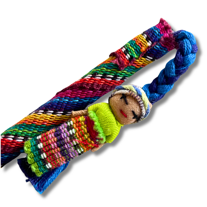 Worry Doll Pen with Sustainable Fabric - Guatemala
