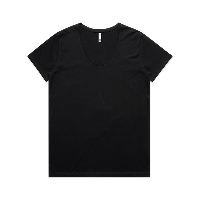 Wo's Maple V Neck Tee 4023