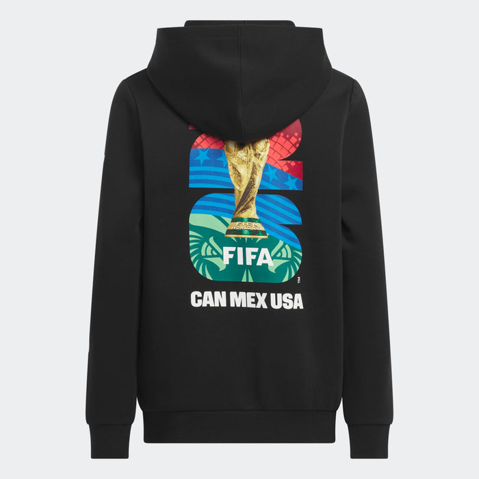 adidas Youth World Cup OMB Hoodie Apparel Adidas Black-KB8644 XSmall