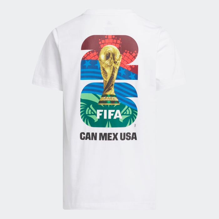 adidas Youth World Cup OMB Tee Apparel Adidas White-KD7993 XSmall