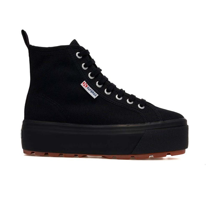 Zapatilla 2708 Hi Top Tank Full Black