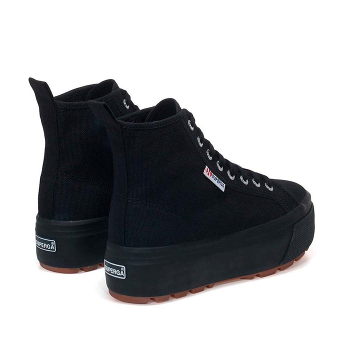 Zapatilla 2708 Hi Top Tank Full Black