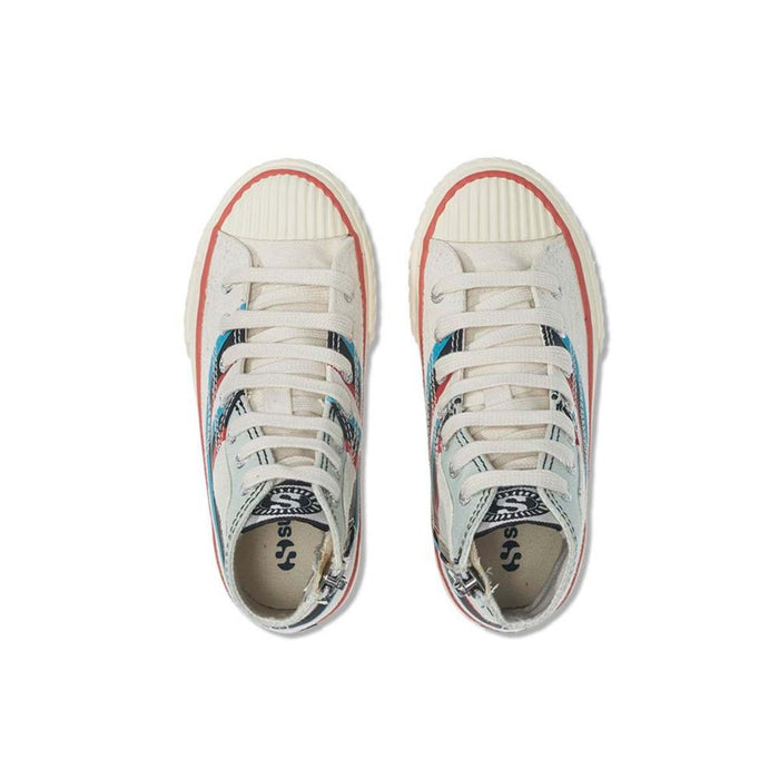 Zapatilla 2946 Kids College Beige Green Iceberg