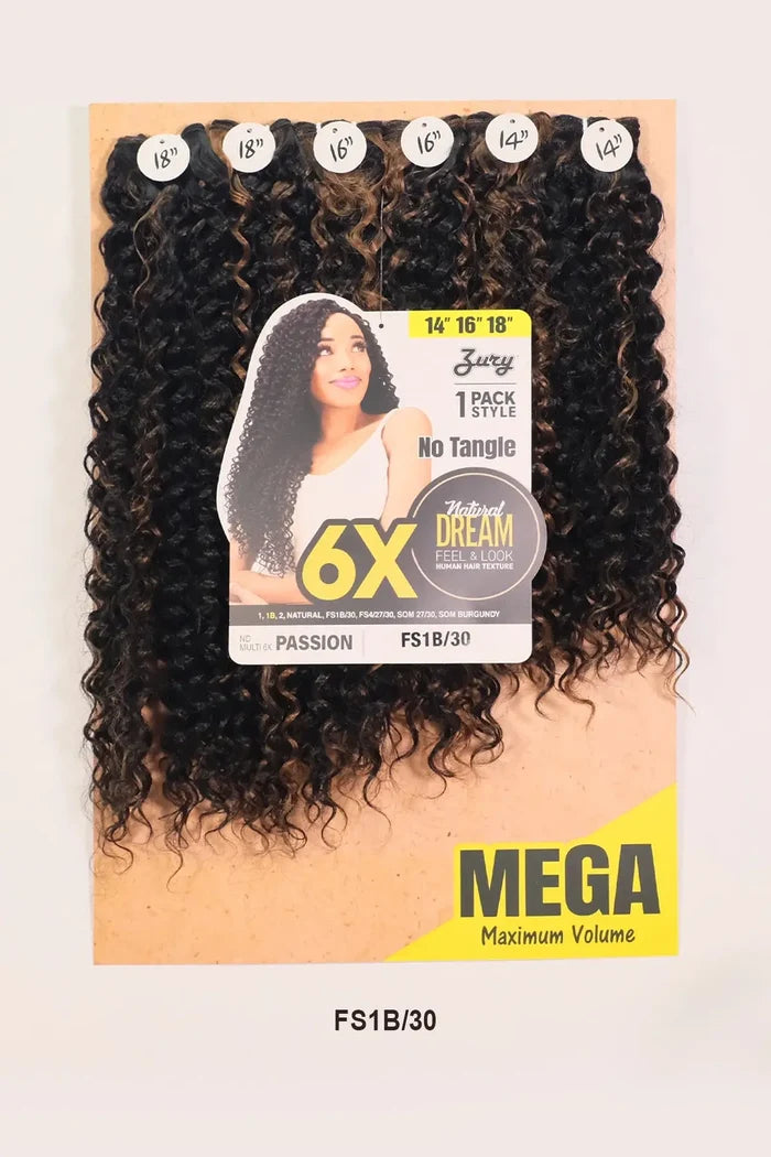 ZURY NATURAL DREAM HAIR WEAVE 6X - PASSION 202224
